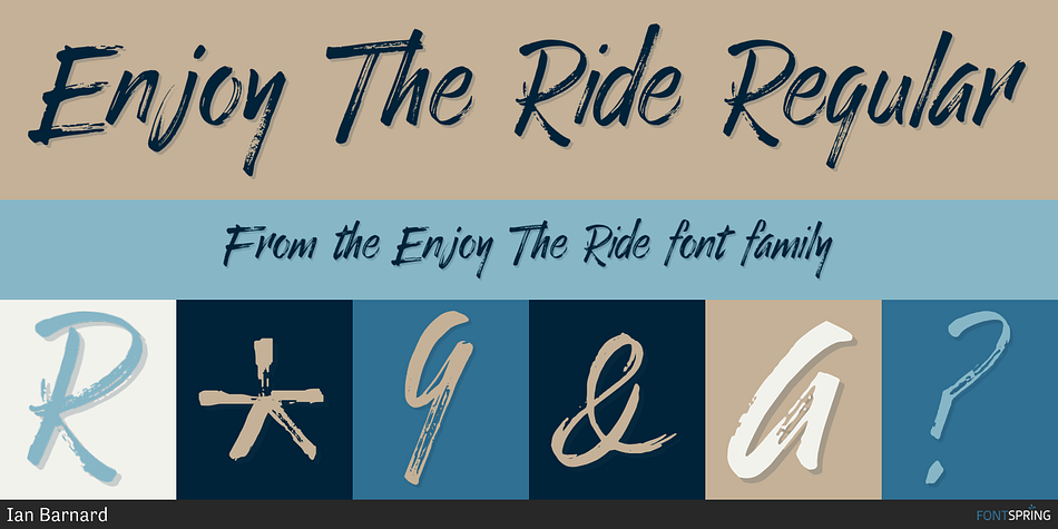 Enjoy The Ride Regular Font