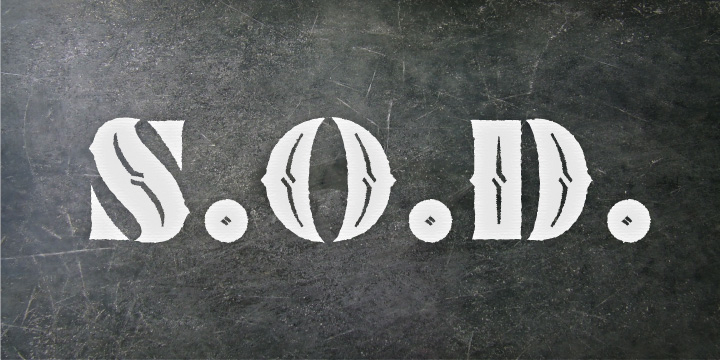 Actio slightly inspired by Bodoni style fonts.