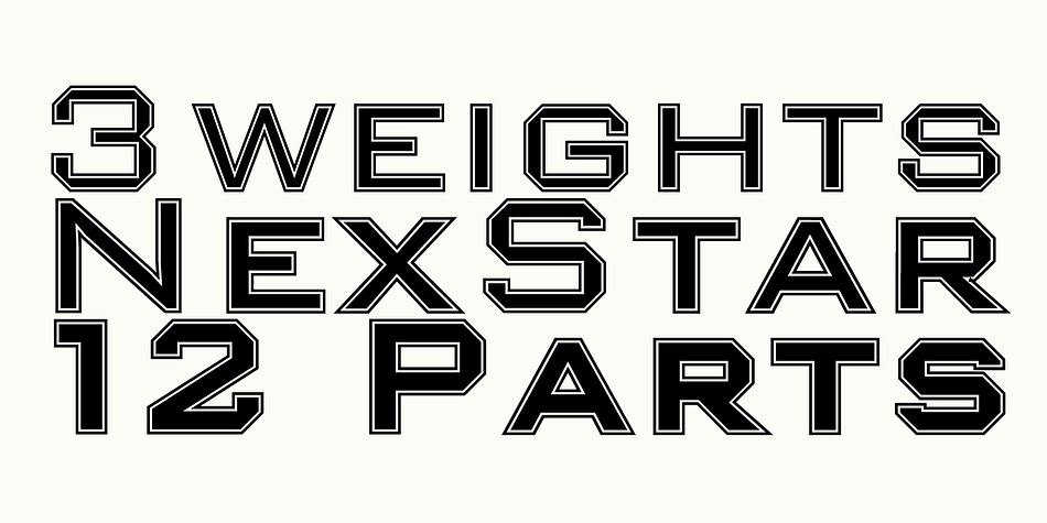 Emphasizing the popular Nexstar font family.