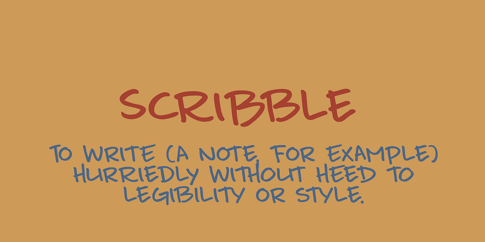 Scribbler is a little messier than Double Quick, but this may be just your style!