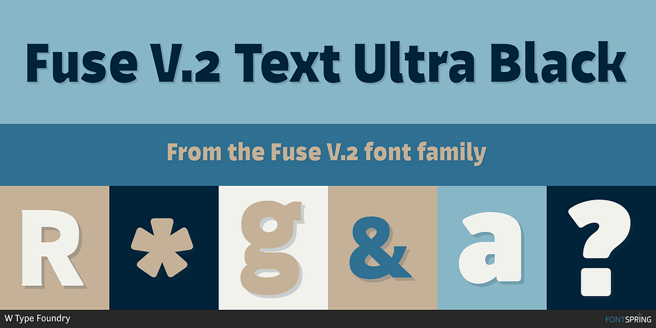 Fuse V.2 Text Ultra Black Font