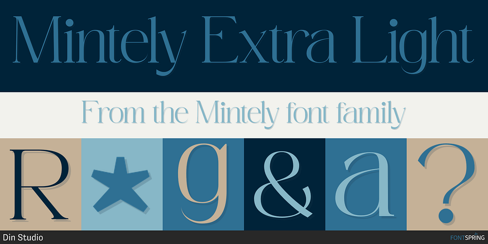 Mintely Extra Light Font