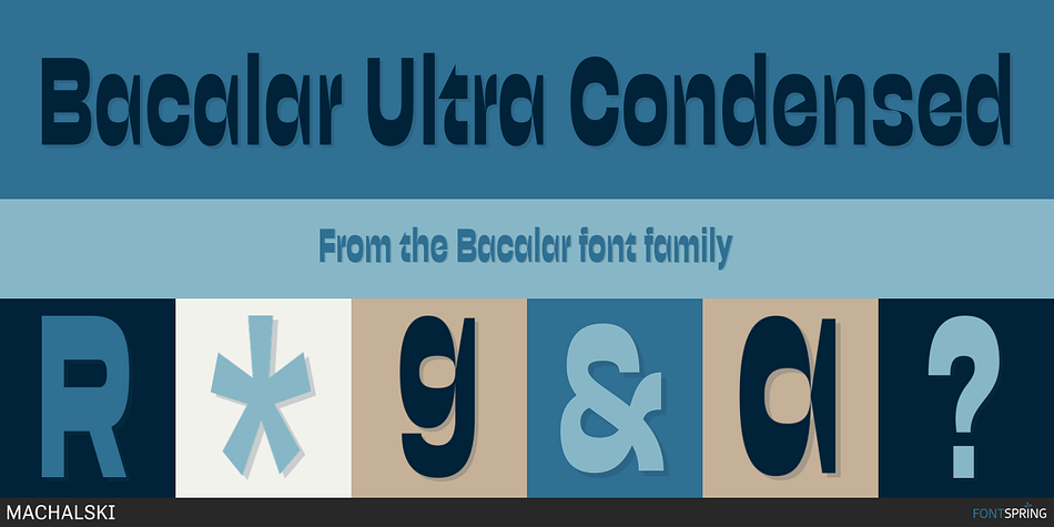 Bacalar Ultra Condensed Font