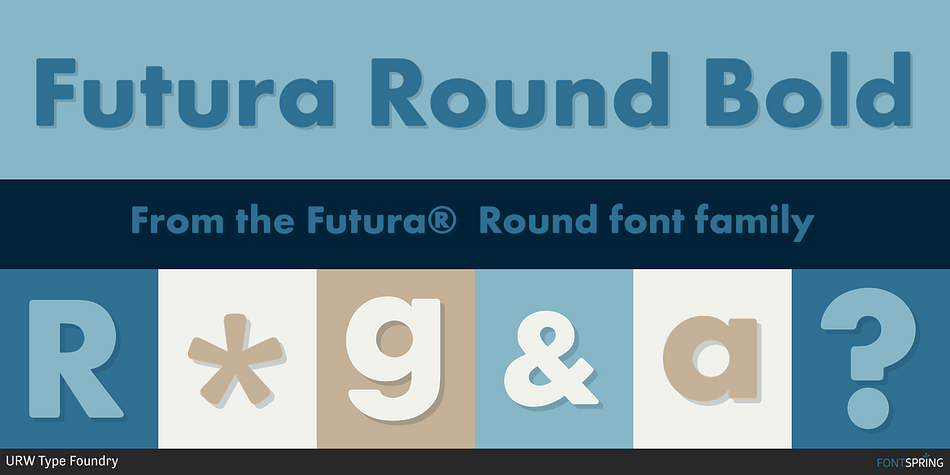 Futura Round Bold Font