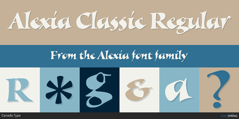 Alexia Classic Regular Font