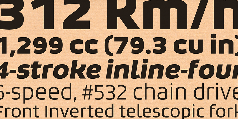 Emphasizing the popular Bruum FY font family.