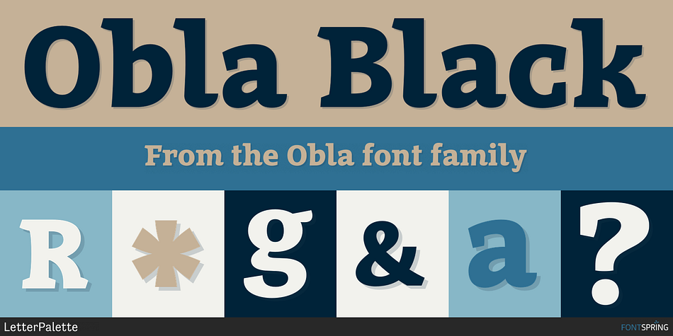 Obla Black Font