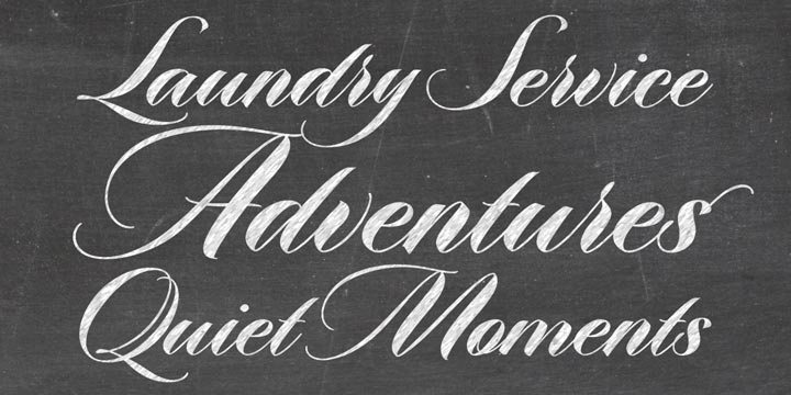 Arbordale font family example.
