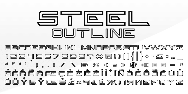 Highlighting the Steel font family.