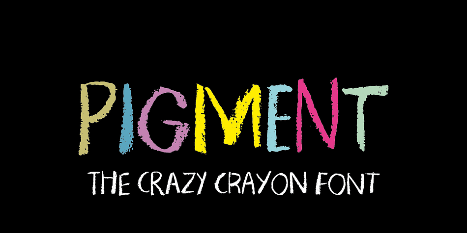 Crayon font gone crazy!