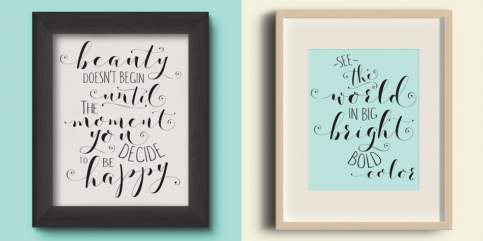 This new Bolder mix of modern and classic writing is soon to be your favorite for weddings, stationary, logos and more!