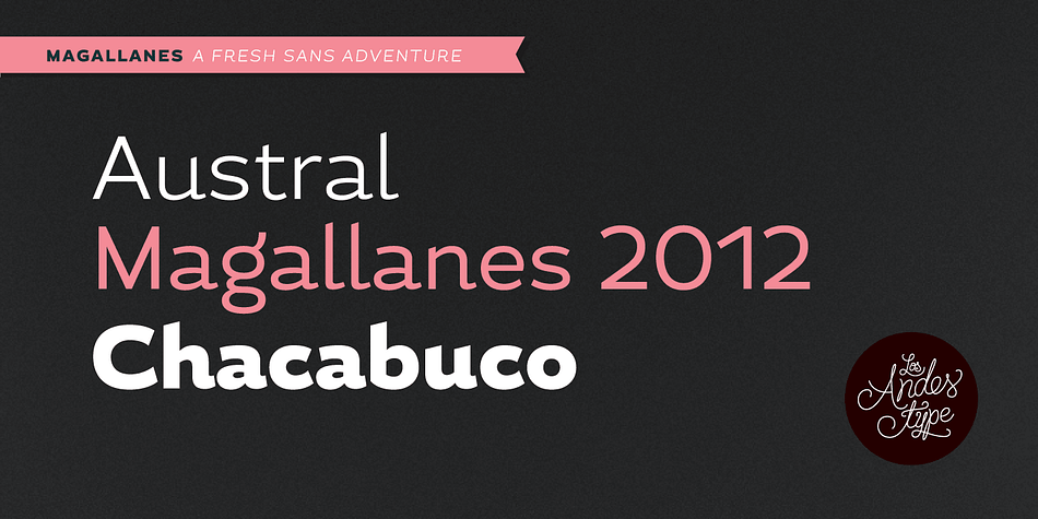 Emphasizing the popular Magallanes Essential font family.