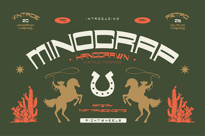 MINOGRAP Font