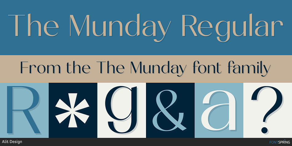 The Munday Regular Font