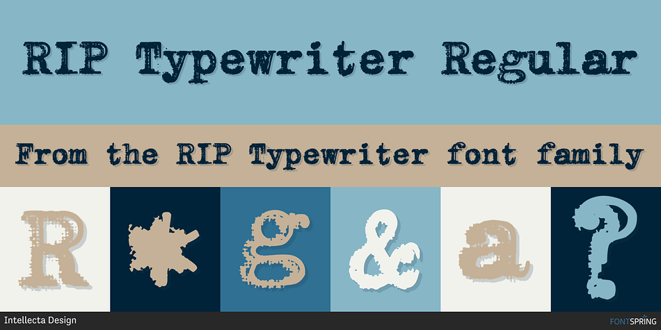 RIP Typewriter Regular Font