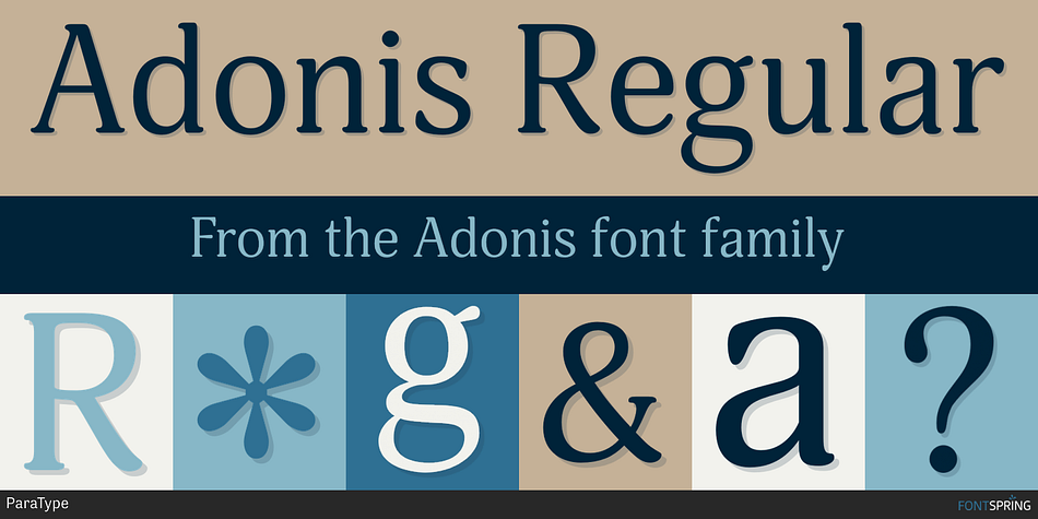 Adonis Regular Font