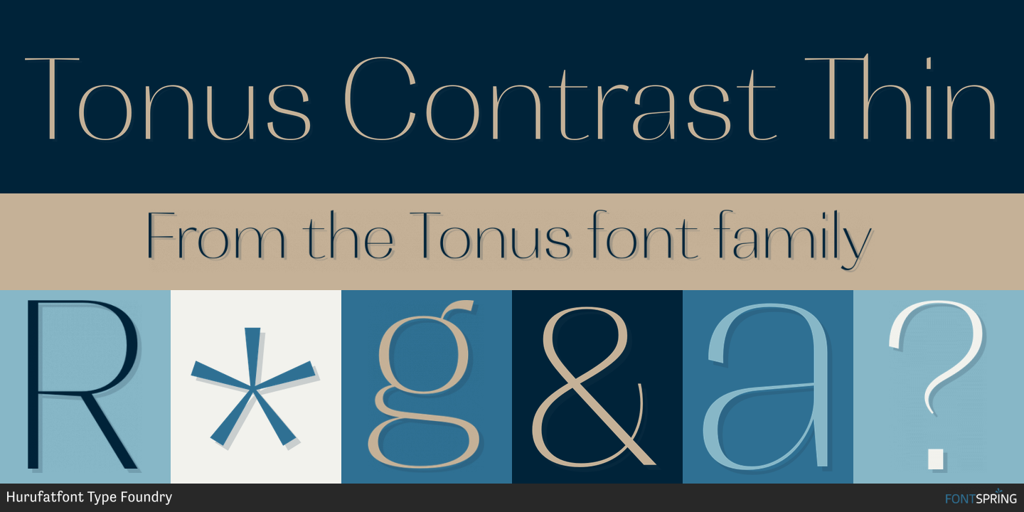 Tonus Contrast Font