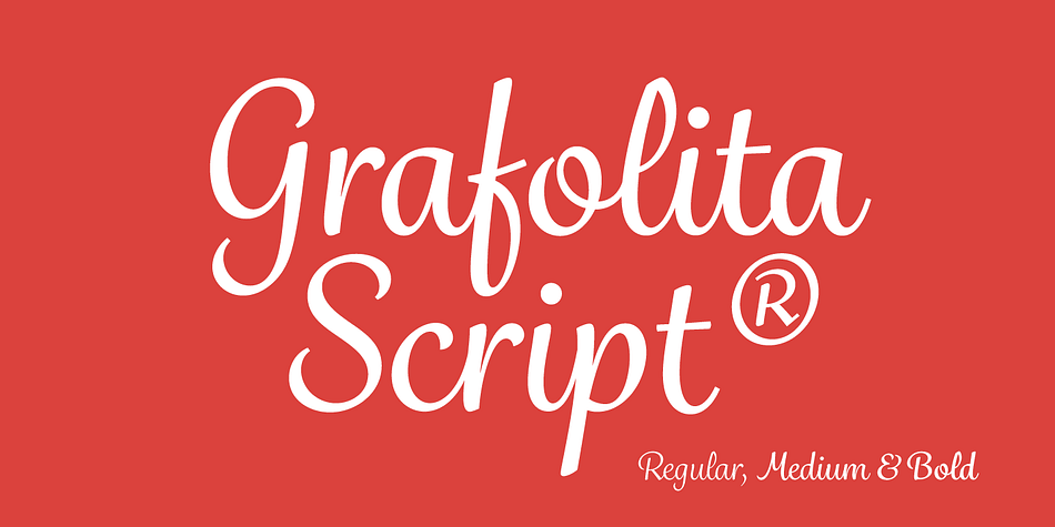 Displaying the beauty and characteristics of the Grafolita Script font family.