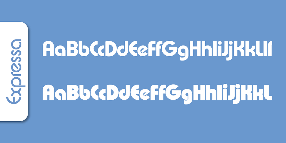 Emphasizing the popular Expressa Serial font family.