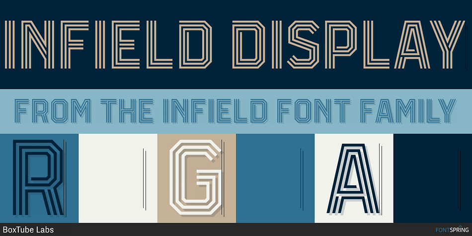 Infield Display Font