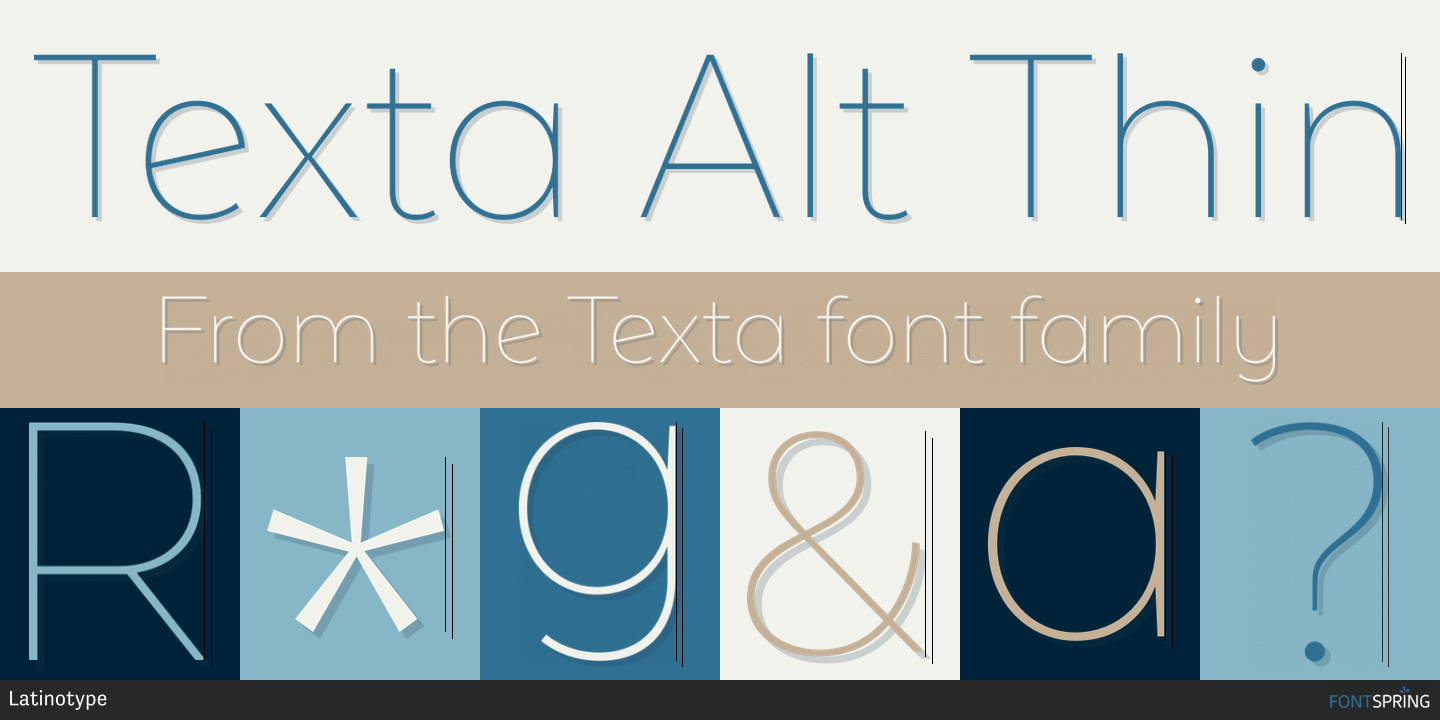 Texta Alt Font