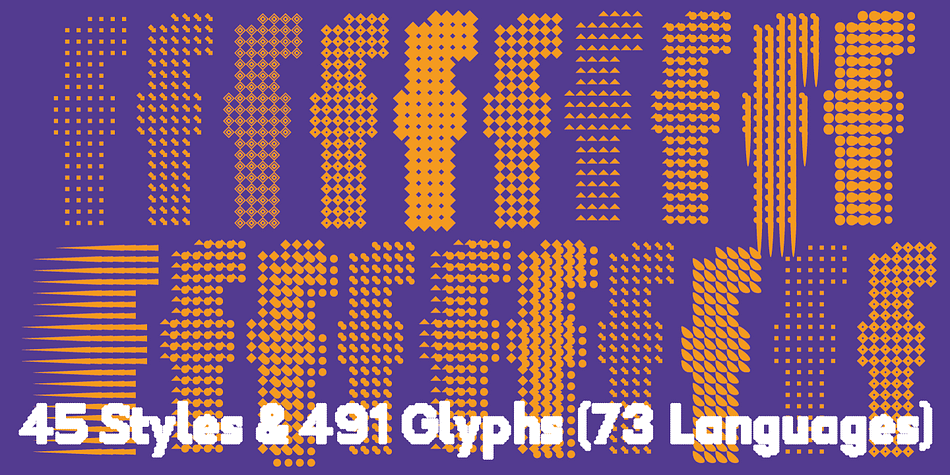 Flexibel Modular Font