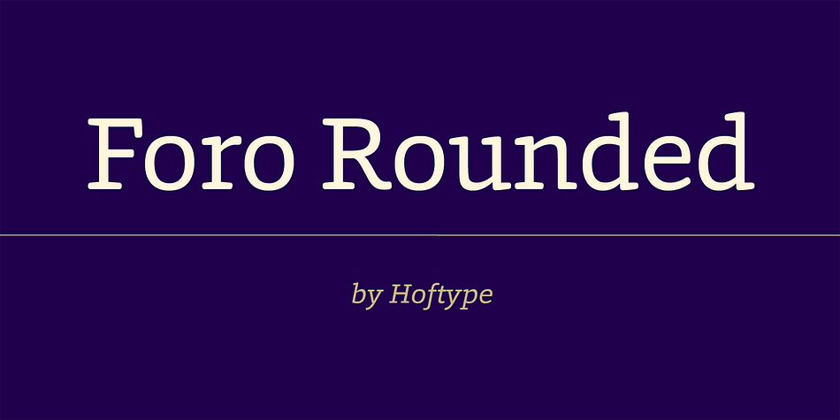 Foro Rounded is the softer sister of the successful Foro family.