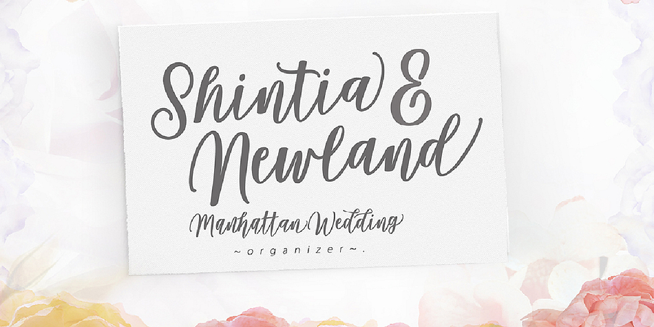 It is a beautiful calligraphy font that is uniform and full of contemporary style.