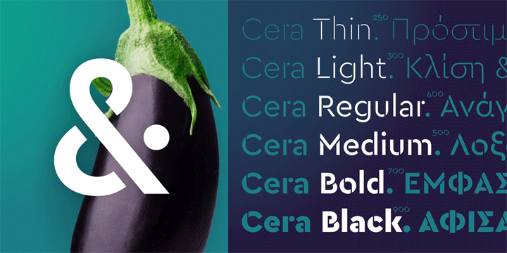 Displaying the beauty and characteristics of the Cera Stencil GR font family.