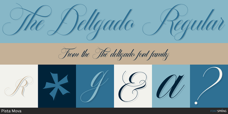 The Dellgado Regular Font