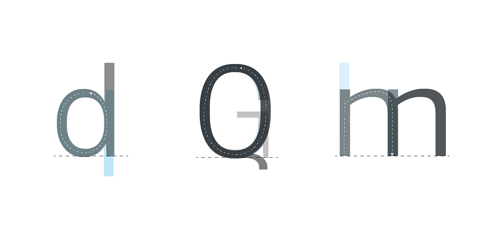 Geometric letter forms are combined with 
subtle humanist touches to create a legible, low contrast typeface with great personality.