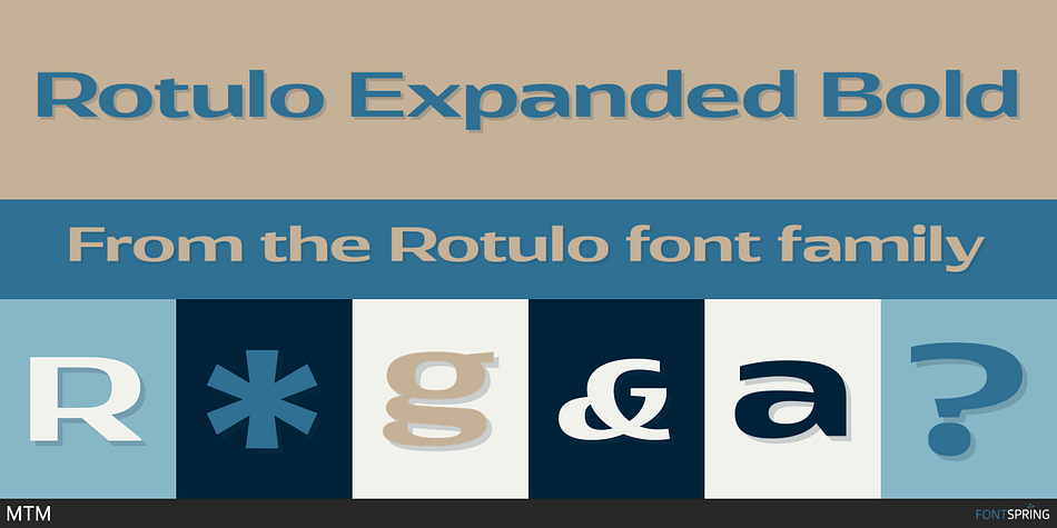 Rotulo Expanded Bold Font