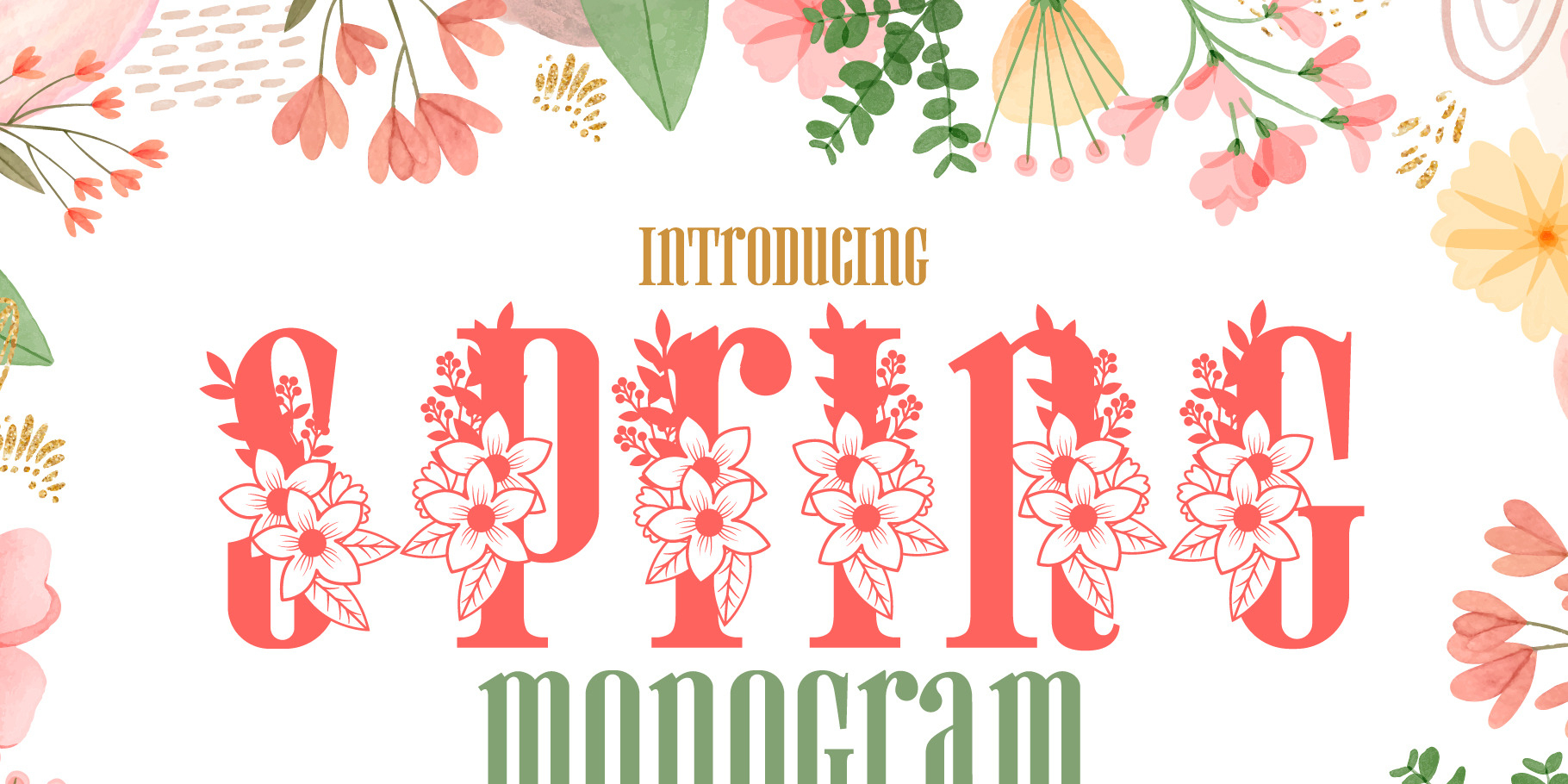 Spring Monogram
