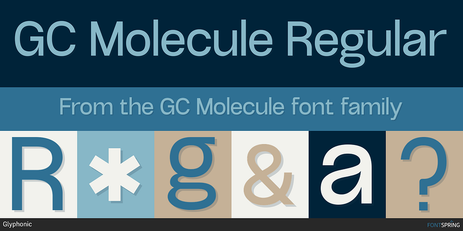 GC Molecule Regular Font