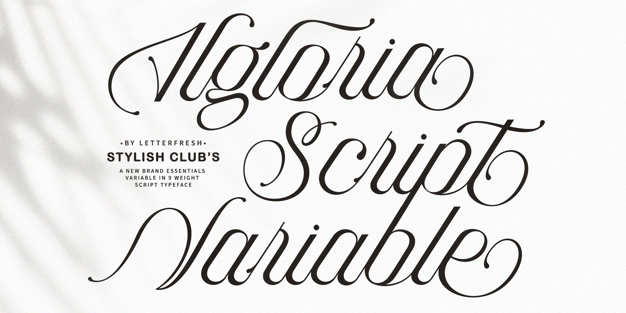 Algloria Script Variable Pro Font