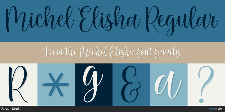 Michel Elisha Regular Font