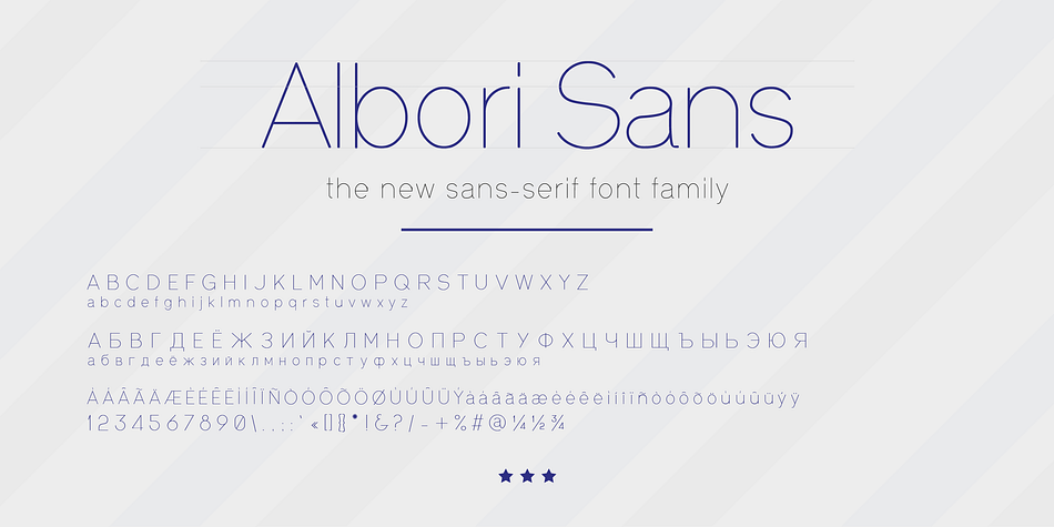 Displaying the beauty and characteristics of the Albori Sans font family.