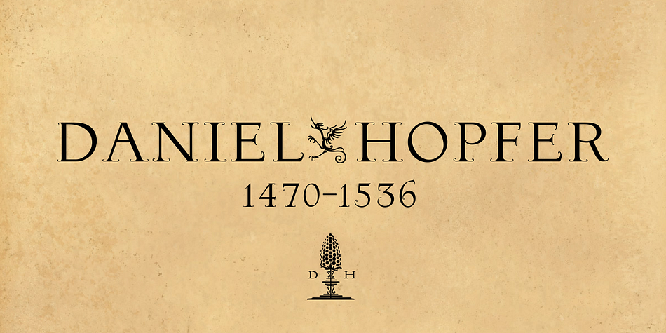 While creating the font I tried to preserve the archaism and certain imperfection characteristic for the prototype to accentuate its charm.