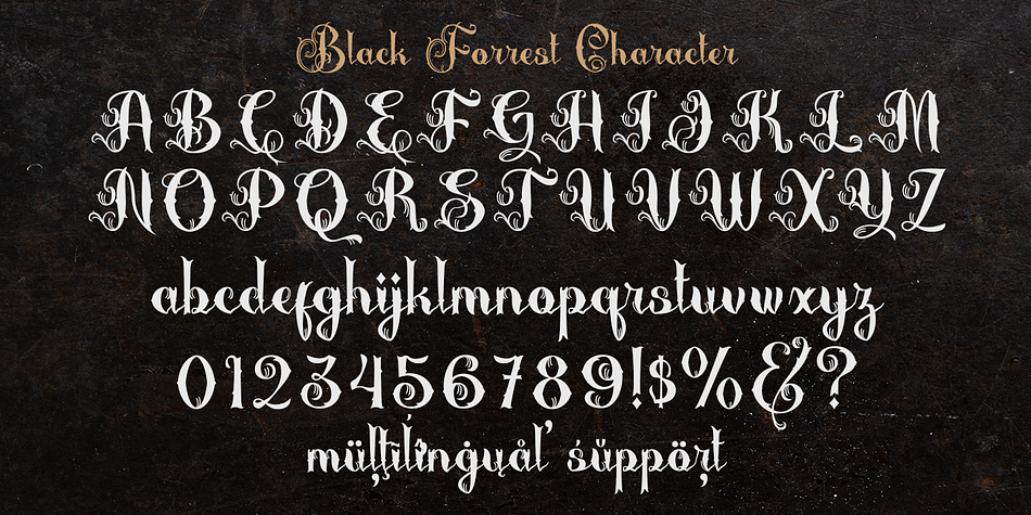 Black Forrest Font