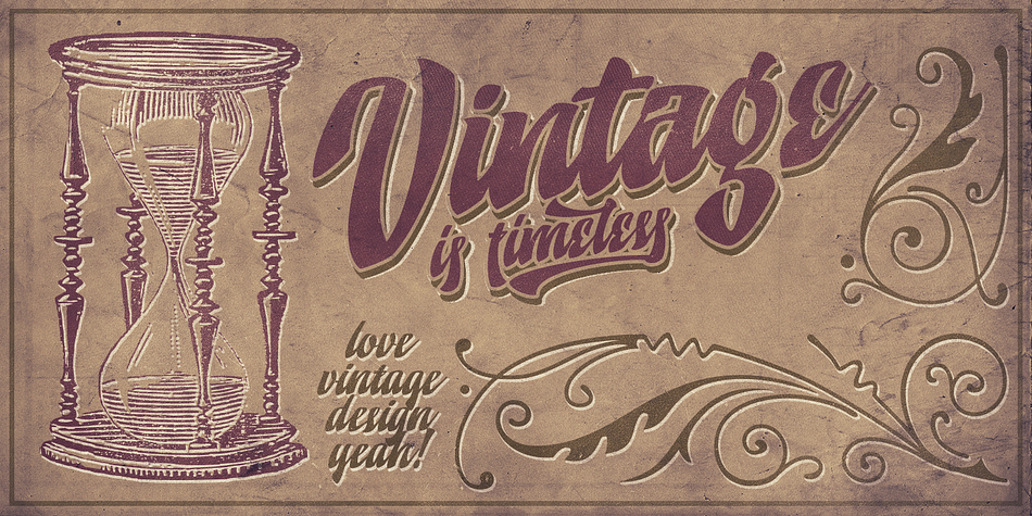 An ideal font for retro design, vintage design, t-shirt design, headline, website title, package or etc.