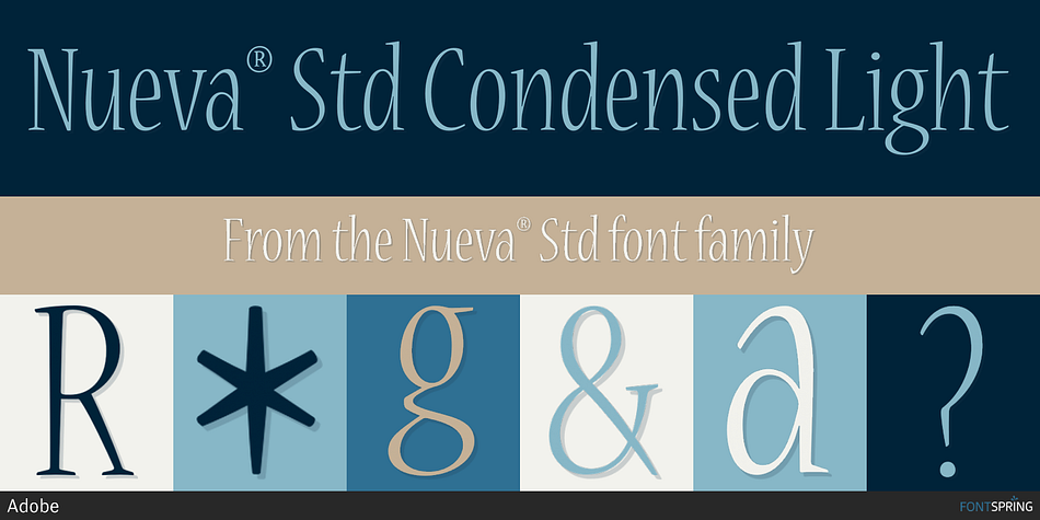 Nueva® Std Font