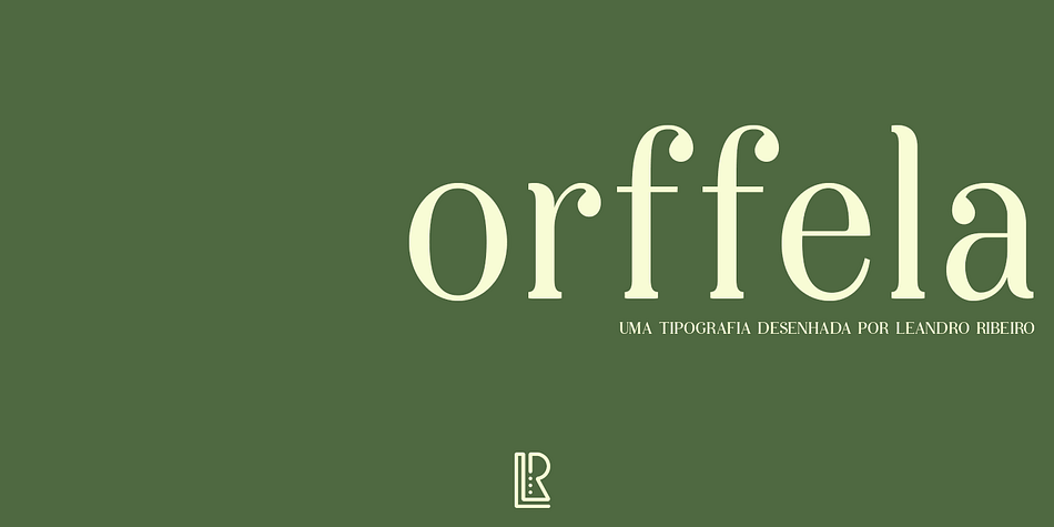 Orffela is a font for small and long texts and is ideal for embalage, advertising, publishing, logo, poster, signage.