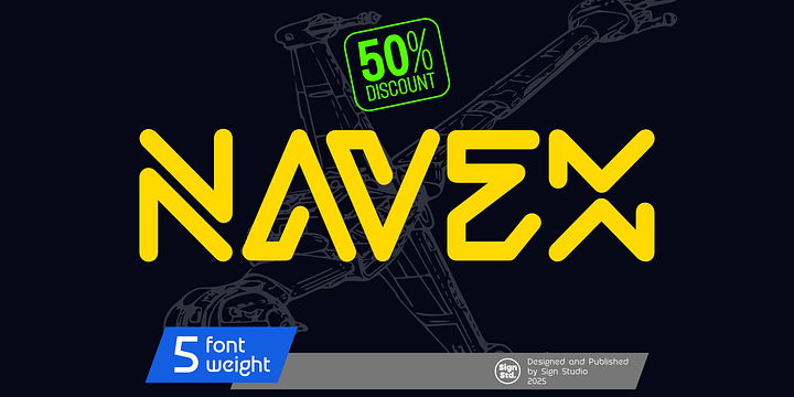 Navex font family by Sign Studio