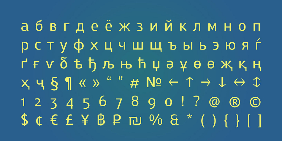 Emphasizing the favorited Zosimo Cyrillic font family.