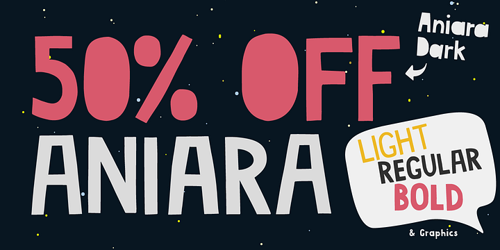 Aniara font family by Gustav & Brun