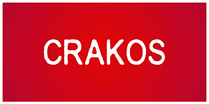 Displaying the beauty and characteristics of the Crakos font family.