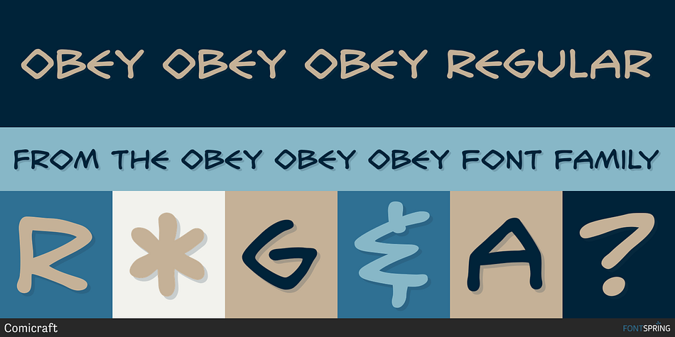 Obey Obey Obey Regular Font