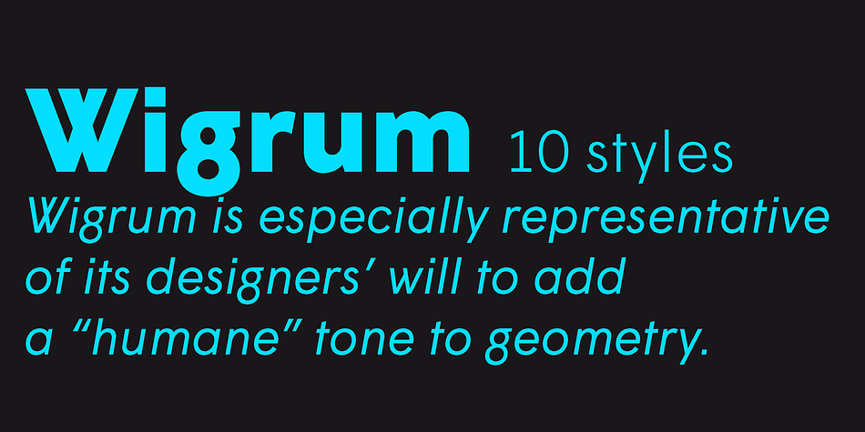 To typeset the book, Studio Feed created Wigrum, a sans serif with strong references to geometrical sans serifs of the 1930s, and also to their current influence.