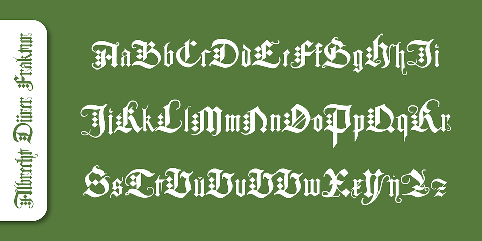 Starting in the 16th century and lasting well into the 20th century, most works in Germany were printed using blackletter types.