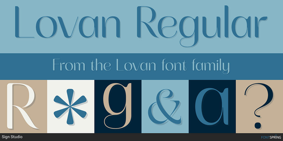 Lovan Regular Font